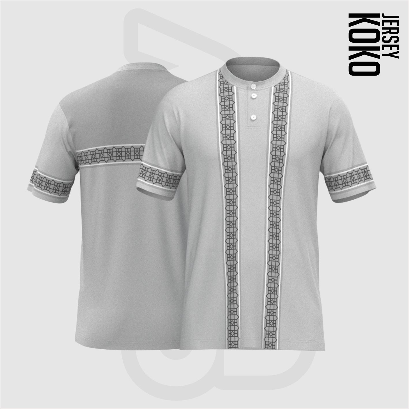 Jersey Koko Pendek - R010 Bonus Tasbih