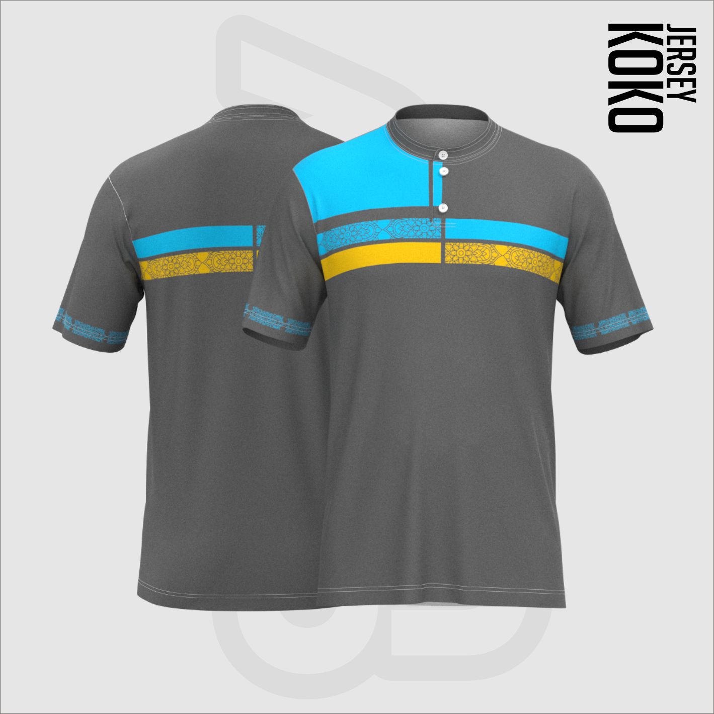 Jersey Koko Pendek - R011 Bonus Tasbih