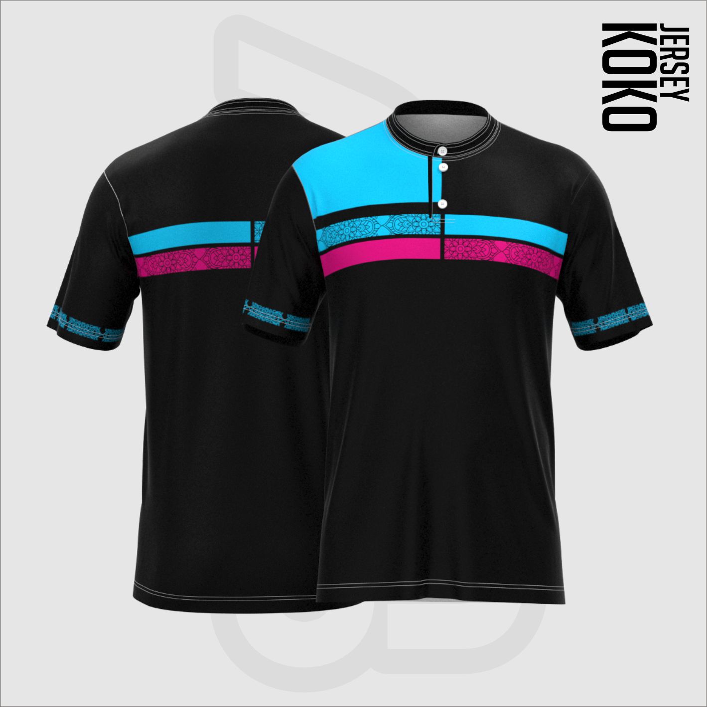Jersey Koko Pendek - R011 Bonus Tasbih