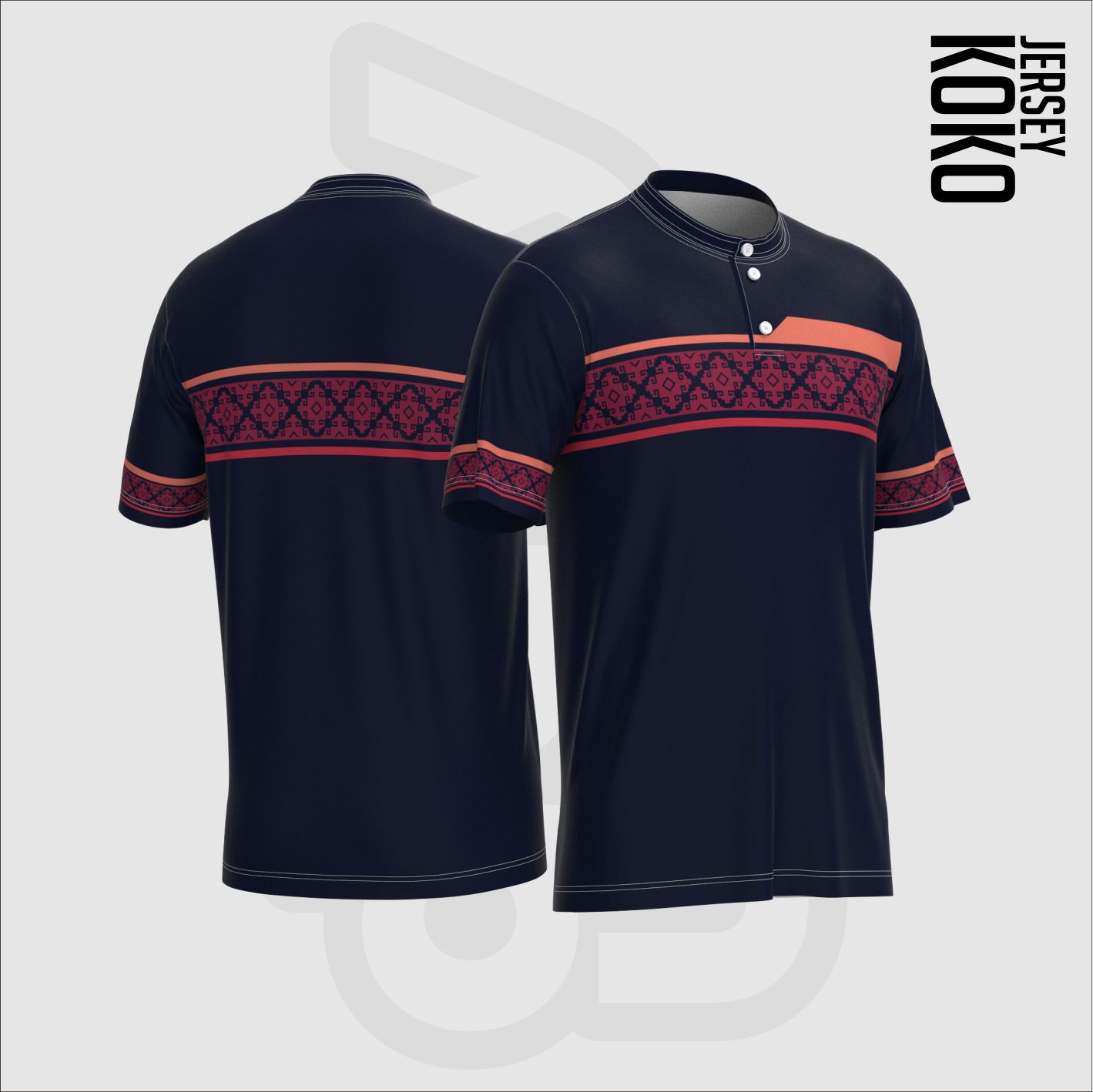 Jersey Koko Pendek - R002 Bonus Tasbih