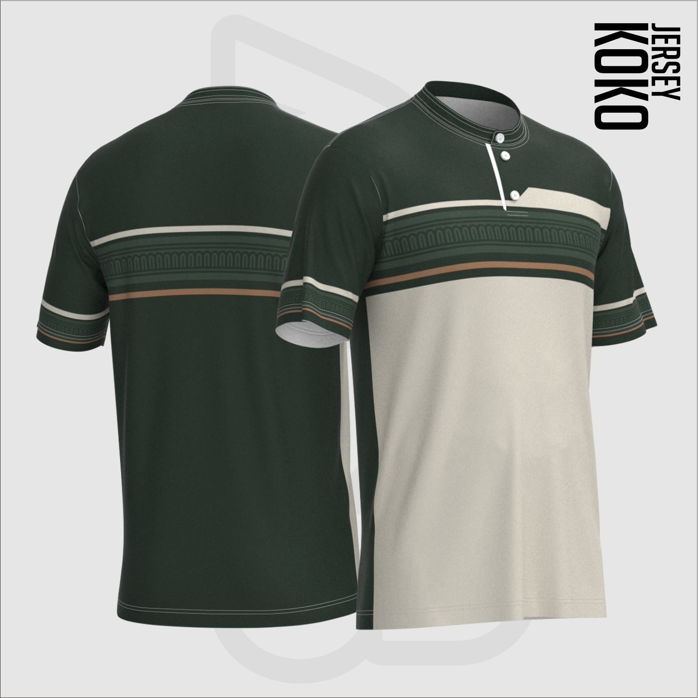 Jersey Koko Pendek - R004 Bonus tasbih