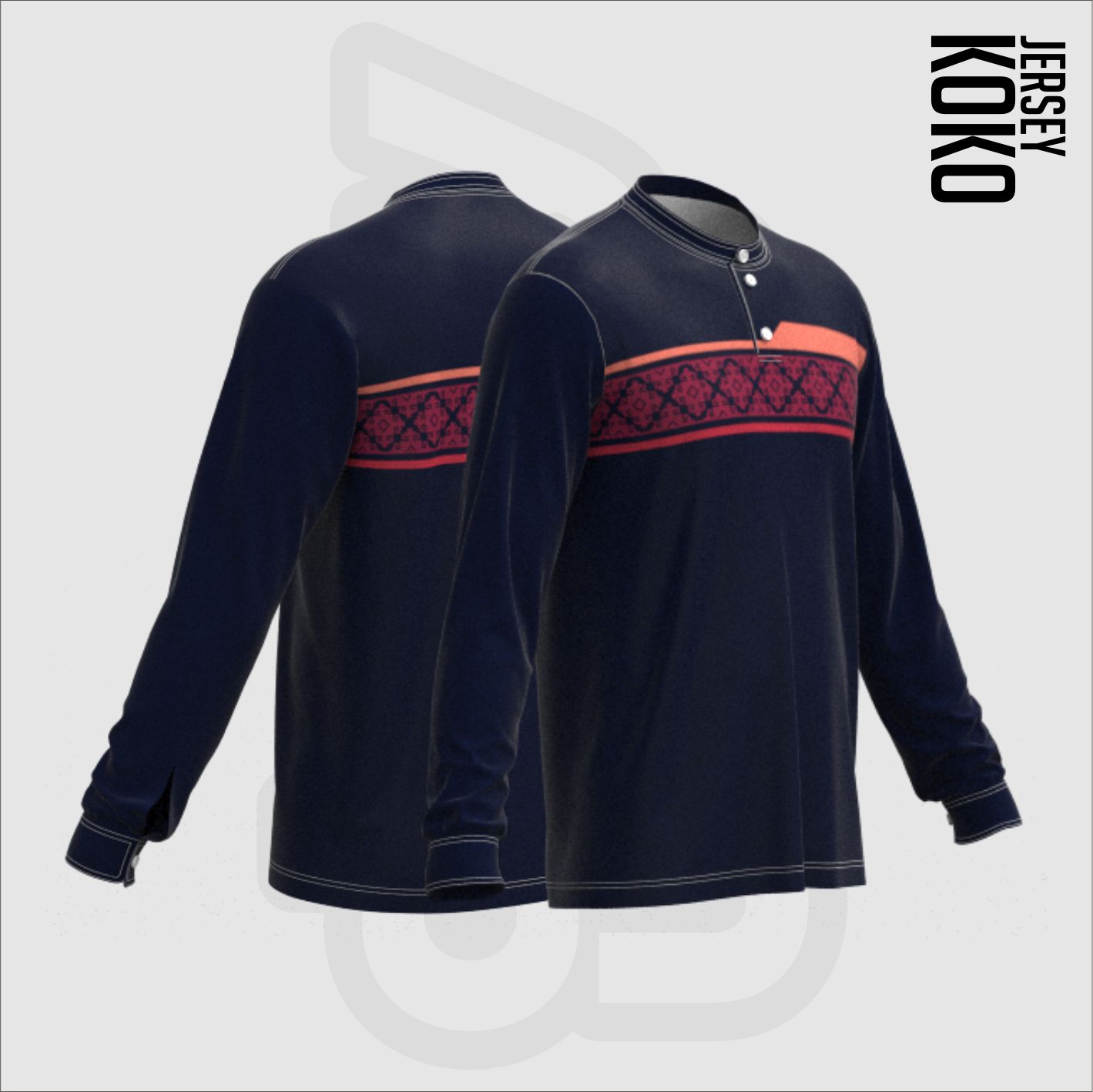 Jersey Koko Panjang - R006 Bonus tasbih